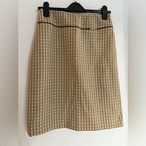 Banana Republic Wool Skirt with leather detail Size 4